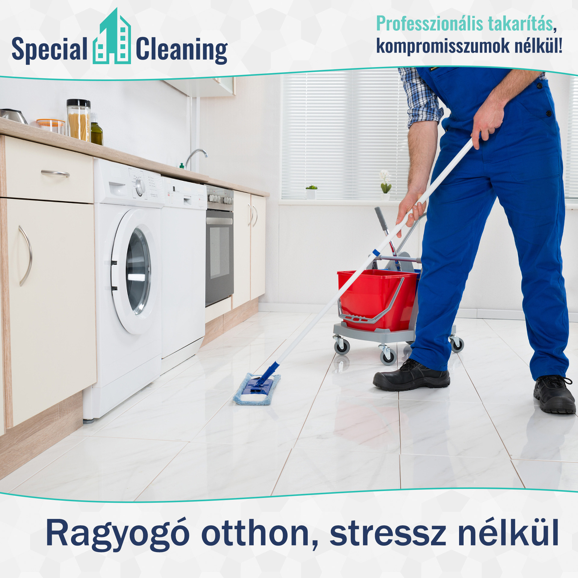 Special One Cleaning nagytakarítást végez egy otthonban